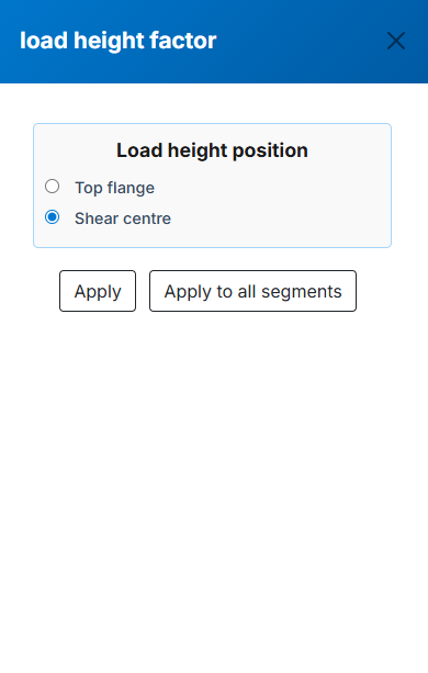Load Height Factor 1